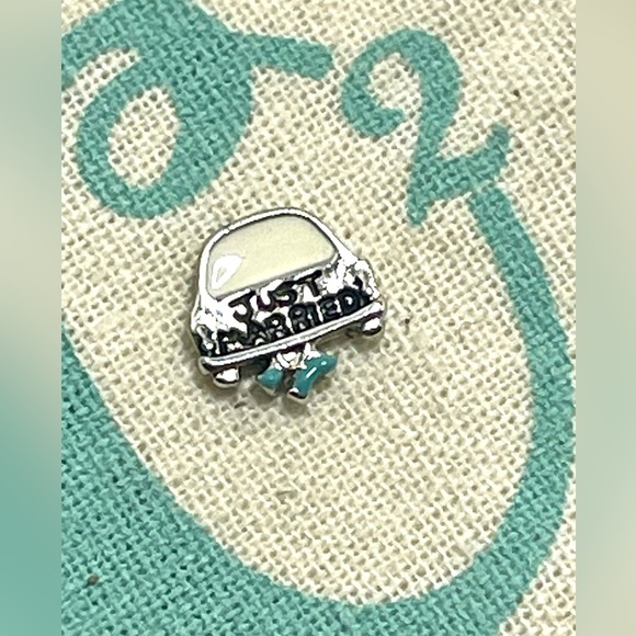 Origami Owl Jewelry - Origami Owl Living Lockets HTF Retired Just Married Floating Charm